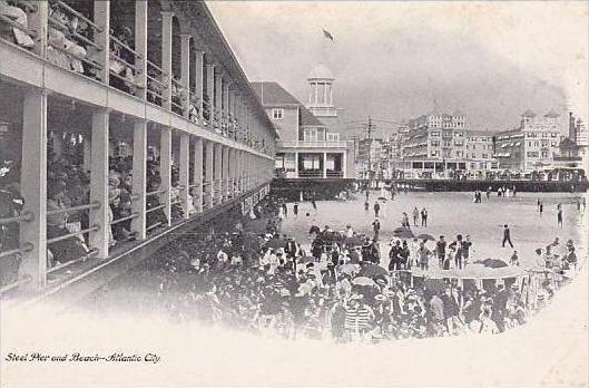 New Jersey Atlantic City Steel Pier And Beach