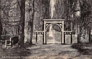 Christiansfeld Denmark Kirkegarden Gate Scenic View Antique Postcard J67905