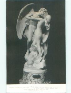 Pre-1949 rppc SCULPTURE AT MUSEUM Washington DC i9787