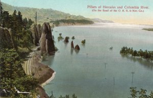 12401 Pillars of Hercules & Columbia River, Oregon Railroad & Navigation Company