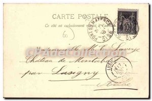 Old Postcard Senlis Chateau De Mont-L'?v?que