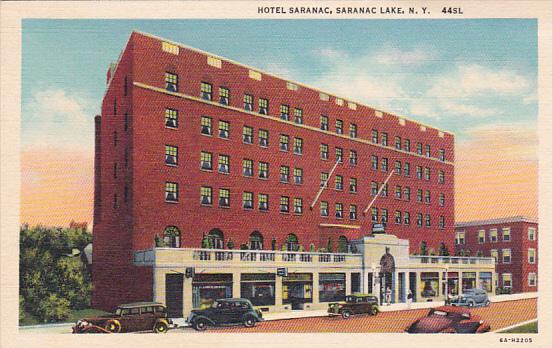 New York Saranac Lake Hotel Saranac Curteich