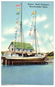 Regina in Kennebunkport, Maine Ship Postcard