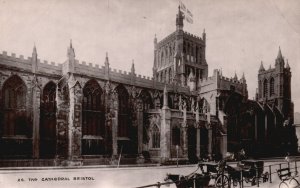 Vintage Postcard 1910's The Cathedral Church Bristol England UK