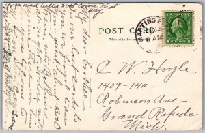 Vtg West Virginia WV Wheeling High School 1910s View Old Postcard