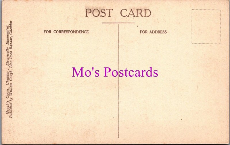 Somerset Postcard - Gough's Caves, Cheddar  SW14928