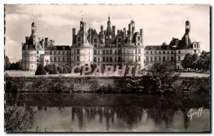 Postcard Modern Touraine Les Chateaux De La Loire Chateau de Chambord Facade ...