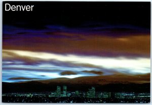 Postcard - Magnificent sunset over Denver, Colorado