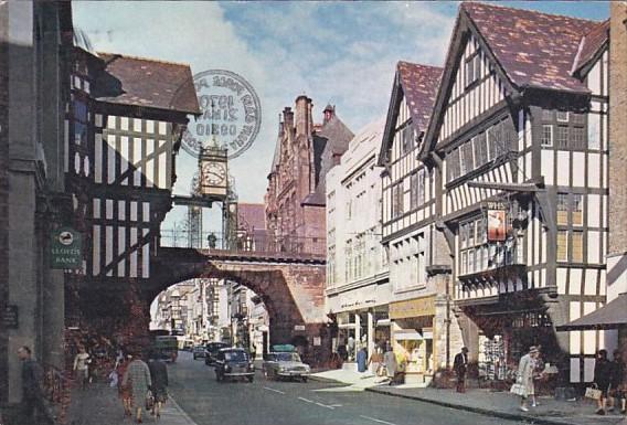 England Chester Looking Up Eastgate Street 1970