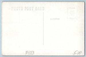 Miami Shores Lodge Waterfront Location Miami Florida FL RPPC Photo Postcard