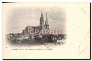 Old Postcard Chartres Cathedral North Cot