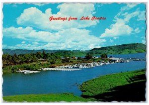 1983 Greetings From Lake Casitas California CA, Mountain Town Of Ojai Postcard