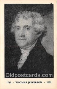 Thomas Jefferson 1743-1826 Unused 