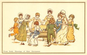Artist Signed Kate Greenaway From Early Drawings Reproduction Unused 