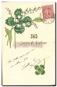 Old Postcard Fantasy Flowers