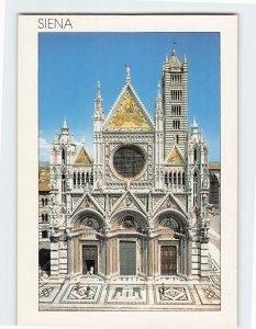 Postcard The Façade, The Cathedral, Siena, Italy