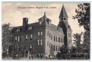 c1910 Collegiate Institute Niagara Falls Canada Unposted Antique Postcard