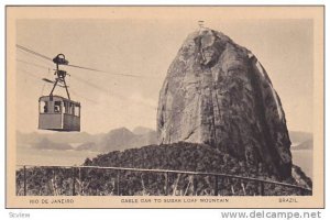 Cable Car To Sugar Loaf Mountain, Rio De Janeiro, Brazil, 1900-1910s