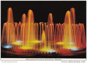 Canada Ontario Kitchener Illuminated Fountain