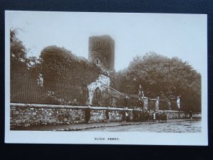 Ireland SLIGO ABBEY showing Children c1906 Old RP Postcard by Signal Series