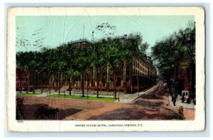 1909 Supreme Conclave Advertising Saratoga Springs New York Bridgeton Postcard 