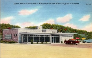 GLASS HOUSE SNACK BAR AT BLUESTONE ON THE WEST VIRGINIA TURNPIKE,1940'S