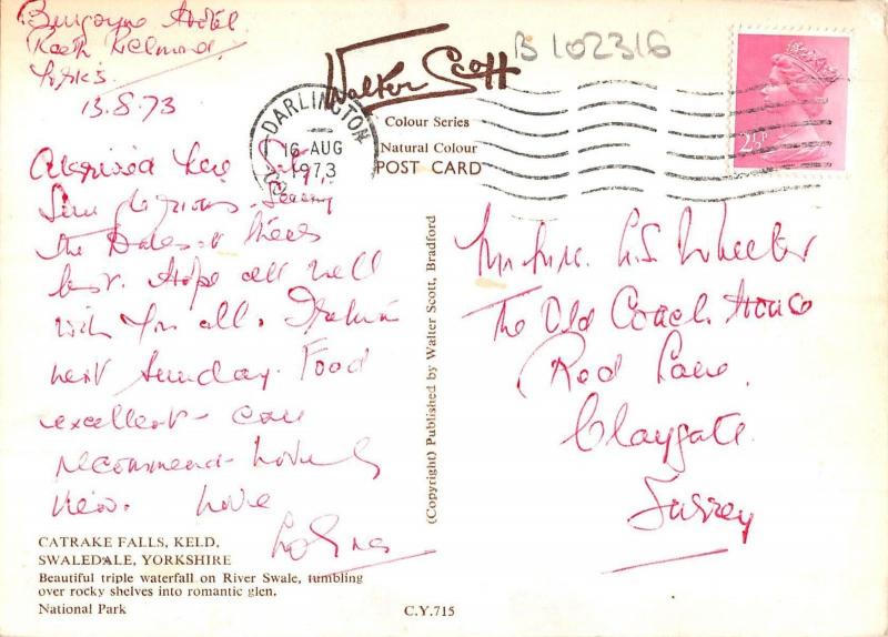 B102316 catrake falls keld swaledale yorkshire   uk