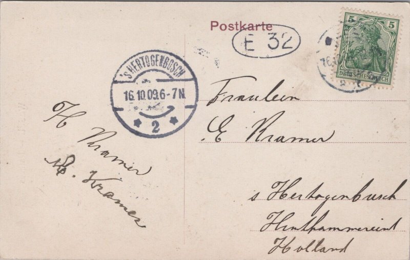 Germany Wesel Rathaus Vintage Postcard C128