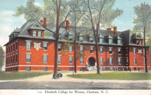 ELIZABETH COLLEGE FOR WOMEN CHARLOTTE NORTH CAROLINA POSTCARD (1916)