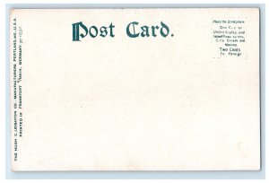 c1905 Sailship, Steamer Vinal Haven Rockland Maine ME Antique Unposted Postcard 