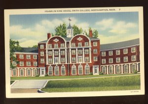 Northampton, Massachusetts/MA Postcard, Franklin King House, Smith College