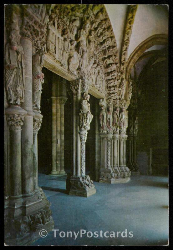 Santiago de Compostela - Catedral. Portico de la Gloria