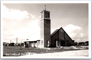 Port Lavaca TX-Texas, Our Lady Of The Gulf Cathedral Church Real RPPC Postcard