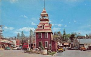 Auburn California street scene outside old firehouse vintage pc Z39818