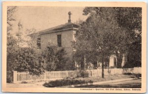 M-42587 Commandant's Quarter's Old Fort Sidney Sidney Nebraska