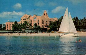 Hawaii Waikiki Beach The Royal Hawaiian Hotel 1968