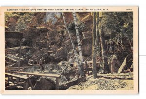Polar Caves New Hampshire NH Postcard 1915-1930 Cave Trip or Rock Garden Giants