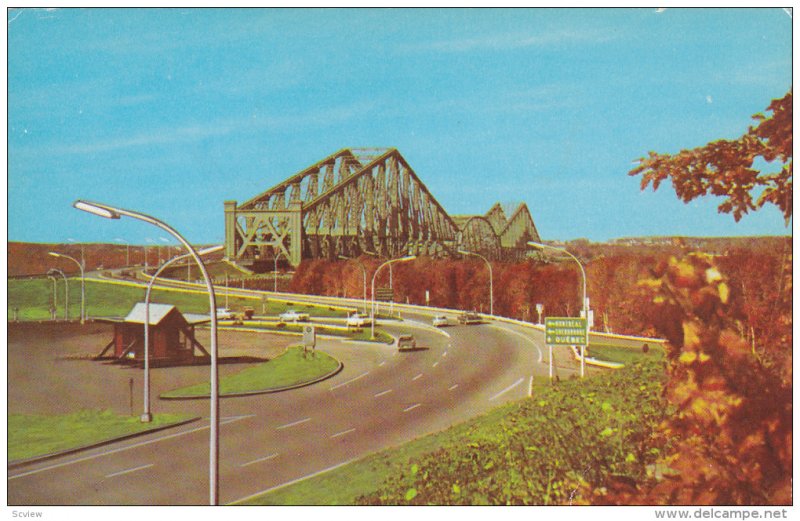 Quebec Bridge, South Entrance, QUEBEC CITY, Quebec, Canada, 40-60´s