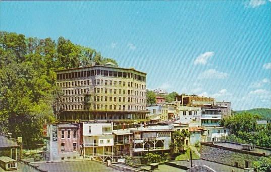 View Of The Park Hotel And Downtown Eureka Springs Arkansas