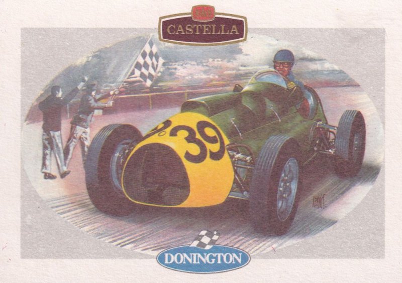 Cooper Bristol Racing Car F1 Motor Race Rare Beer Mat Card