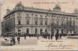 Argentina Buenos Aires Banco de la Nacion Argentina Vintage Postcard C164
