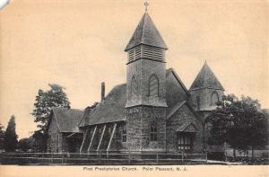 Point Pleasant New Jersey First Presbyterian Church Antique Postcard K107923