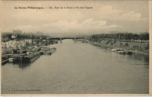 CPA La Seine Pittoresque PARIS 129. Ile des Cygnes 924498