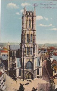 Belgium Gent Gand Tour de la Cathedrale Saint Bavon