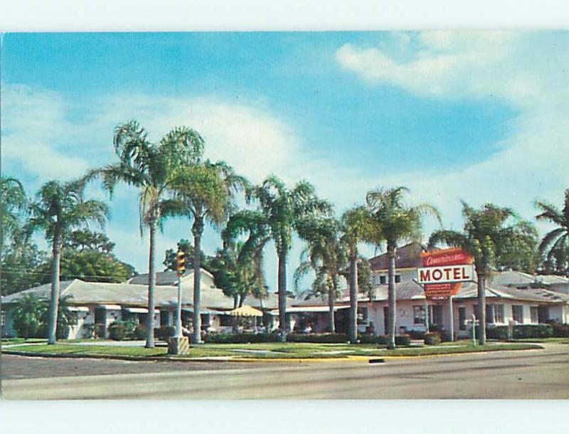 Unused Pre-1980 AMERICANA MOTEL Sarasota Florida FL s4214