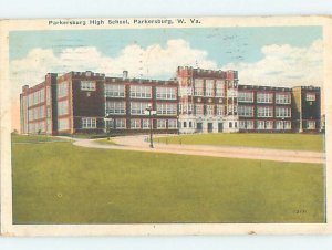 Pre-Chrome HIGH SCHOOL SCENE Parkersburg West Virginia WV AG6683