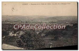 Old Postcard Cusset Panorama of the Valley of the Alier shooting Green Mountain