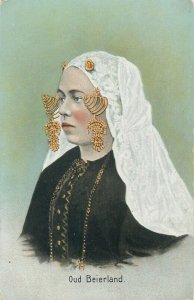 Cultures & ethnography old Beijerland folk type Netherlands vintage postcard