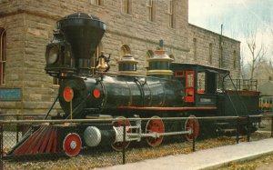 Vintage Postcard The Famous Little Locomotive Glenbrook Carson City Nevada NV