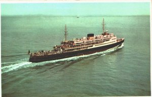 MS Prince Baudouin Dover Ostend Line Ship Vintage Postcard 08.96